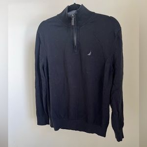 Nautica Men’s Quarter Zip Pullover Sweater
